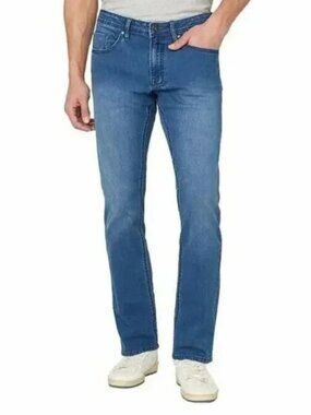 Buffalo David Bitton Men Slim Stretch Jeans size 40x32 Blue Medium Wash Adam NWT